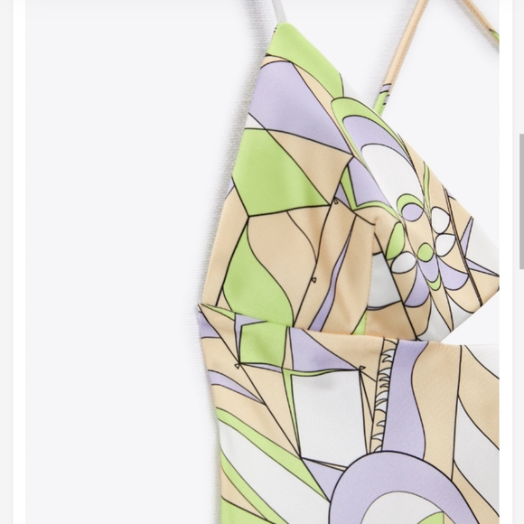 ZARA SATIN EFFECT MINI DRESS - Picture 5 of 7